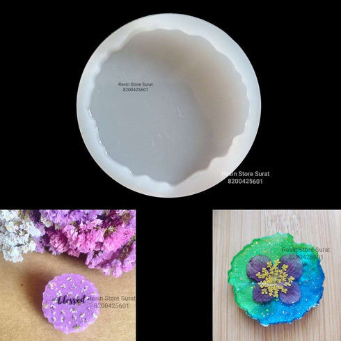 2 Inch Agate Round Mould